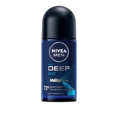 Immagine di NIVEA, Deodorante, Uomo Deepack Carbon Beat Antitraspirante al carbone attivo Roll On 50Ml (Roll on, 50 ml)