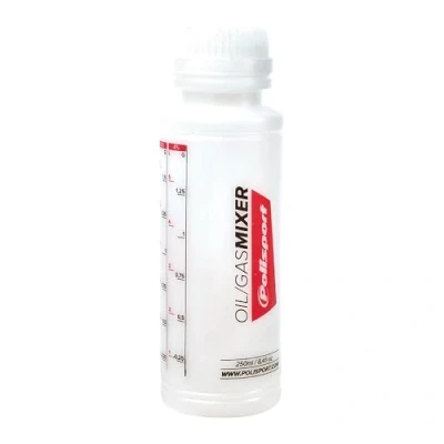 Immagine di Motodak POLISPORT 8152600001 ProOctane Frullatore per Olio da 125 ml in plastica Resistente e Durevole con Metro inciso sul Contenitore a Colori Trasparente