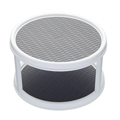 Immagine di Copco Basics Portaspezie Organizer Cucina e Scaffale a 2 Piani in Plastica tipo Lazy Susan, 30 cm