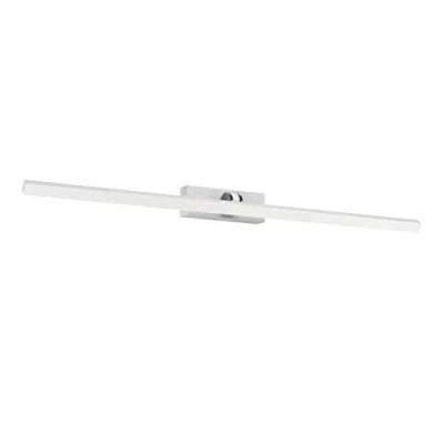 Immagine di EGLO lampada da parete LED Verdello, in plastica bianca e cromata, specchio bagno, illuminazione per bagno corridoio, bianco caldo freddo, IP44