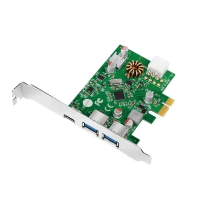 Immagine di LogiLink PC0090 2+1 Porta Scheda controller USB 3.0 C®, A PCIe