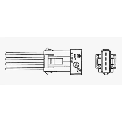 Immagine di NGK 0070 Sonda lambda riscaldato 4 PEUGEOT: 207 Hatchback, 206 SW, CITROËN: C3 II, I C2 FIAT: Qubo