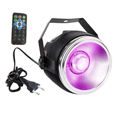 Immagine di par LED luce,SENLAN 30W RGB COB lavano le luci con un riflettore di alluminio lucido e piccole cupola len 7 dmx512 canale fase illuminazione per matrimonio/partito/teatro