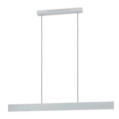 Immagine di Eglo connect.z Andreas Z Lampada LED a sospensione Smart Home, in metallo bianco, ZigBee, app e controllo vocale Alexa, colore della luce regolabile bianco caldo, freddo, RGB, dimmerabile