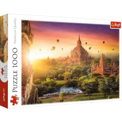 Immagine di Trefl 10720 1000 Elementi Templi Buddisti, Tramonto, Te, Intrattenimento Creativo, Divertimento, Classici per Adulti e Bambiani dai 12 Anni in su Puzzle, Colore Antico Tempio, Birmania,
