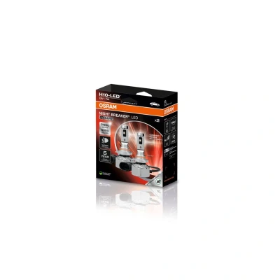 Immagine di OSRAM NIGHT BREAKER LED SMART H10; Nebelscheinwerfer mit Straßenzulassung; breiterer Nebellichtstrahl; 6000K; 2 Lampen