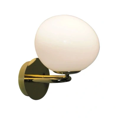 Immagine di DFTP by Nordlux Applique Shapes, paralume di vetro, bianco/ottone