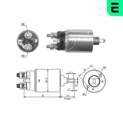 Immagine di Elettromagnete, Motore d&#039;avviamento ERA ZM2981