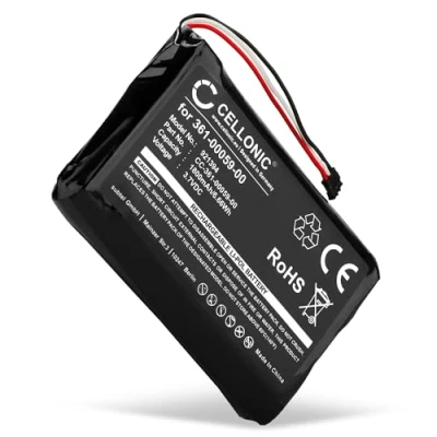 Immagine di CELLONIC® Batteria 361 00059 00 Compatibile con Garmin Zumo 390, 350, 340 (010 01043 01, 020 00218 05) Affidabile Ricambio da 1800mAh per navigatore GPS