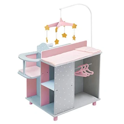 Immagine di Guardaroba Mobili per Bambole in Legno Giochi Bimba Olivia&#039;s World TD 0203AG