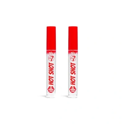 Immagine di W7 Set Hot Shot Lipgloss Rimpolpante Effetto Extra per Labbra ancora più Carnose Finish trasparente, look naturale e lucido da 2
