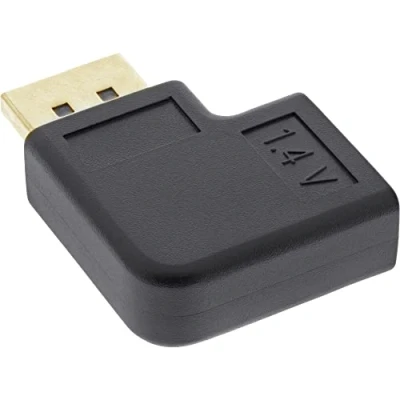 Immagine di InLine 17199R Adattatore DisplayPort maschio/femmina ad angolo destro