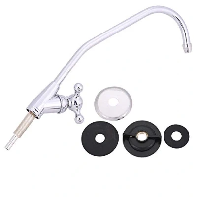 Immagine di Rubinetto per acqua Potabile, Lavello da Cucina, cucina in lega di zinco 1/4 &#039;&#039; filtro potabile RO ad osmosi inversa cromato