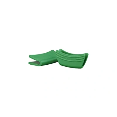 Immagine di Le Creuset Silicone Handle Grips Bamboo 12 x 6 cm Set of 2
