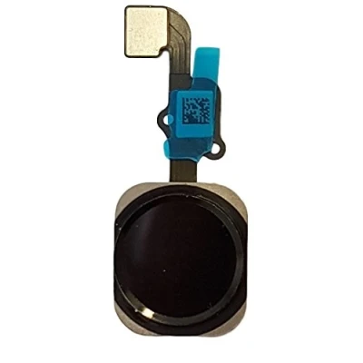Immagine di DHLK® Cavo Tasto Home Compatibile con iPhone 6S Plus Nero No Impronta Digitale (A1634, A1687, A1699)