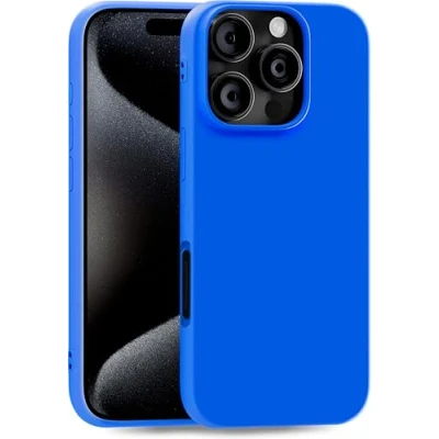 Immagine di MyGadget Cover compatibile con iPhone 16 Pro Custodia Protettiva in Silicone Morbido Case TPU Flessibile Ultra Protezione Antiurto &amp; Antigraffio Blu