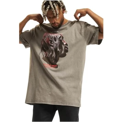 Immagine di Upscale by Mister Tee Flying HIGH Oversize Overs Tshirt con stampa, Uomo, Taglia: Small, Lightasphalt
