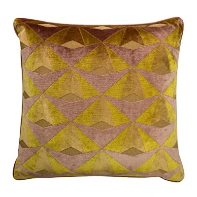 Immagine di Paoletti Cuscino Imbottito in Poliestere Leveque, Ocra/Blush, 50 x cm