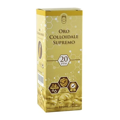 Immagine di Oro Colloidale Ionico Supremo 20 Ppm 100 Ml Spray E Contagocce