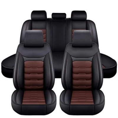 Immagine di SePkus Coprisedile Auto per Audi RS4 quattro,Coprisedile in Pelle PU Set Completo di Accessori Interni Auto,Compatibile con Airbag