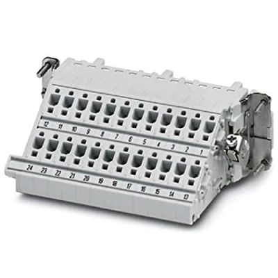 Immagine di HC B 24 A DT PEL F Adattatore per morsetti Unità di imballaggio industriale Phoenix Contact Contenuto: 5 pz.