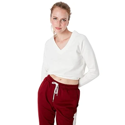 Immagine di Trendyol Twoaw23sw00130/Ekru Maglia di Tuta, Ecru, M Donna