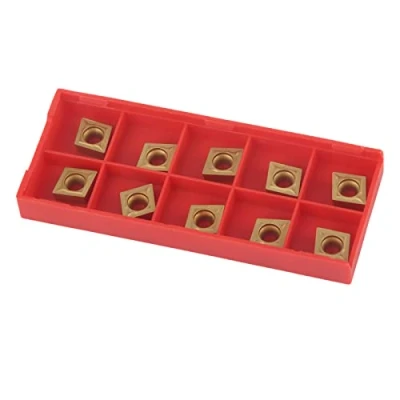 Immagine di 10Pcs CNC Blade Inserto in metallo Duro, CCMT09T304 CCMT32.5 Inserti duro per Tornio con Scatola