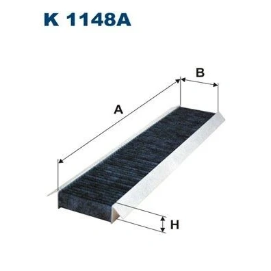 Immagine di FILTRON K 1148A Filtro abitacolo al carbone attivo 510 97 34 FORD: MONDEO 3 Kombi, 3, Stufenheck, JAGUAR: X Type Sedan