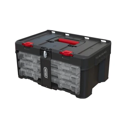 Immagine di Keter Stack &amp; Roll 253380 Set di 3 organizer per attrezzi fai da te