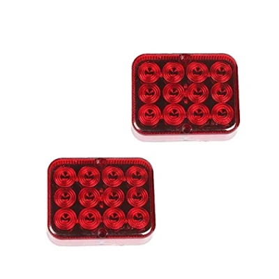 Immagine di ETUKER 2PCS x Rimorchio Fanale Retronebbia LED, 12V Impermeabile Universale Per Caravan/RV/Autocarro/Trattore/Rimorchio Retronebbia(1 Paio)
