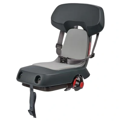 Immagine di Polisport Guppy Junior, Seggiolini per Bambini Bicicletta Unisex Adult, Grigio Scuro/Grigio Chiaro, TU EU