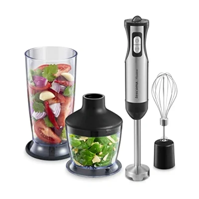 Immagine di Tescoma 909022 Frullatore a immersione con accessori, tritatutto e frusta, linea President
