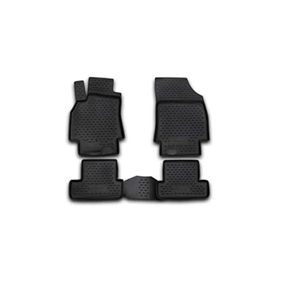 Immagine di Element tappetini in Gomma 3D Premium su Misura Adatti per Renault Megane, MK 3 (III), 2010 2015, Cabriolet, 4 Pezzi.