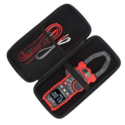 Immagine di Multimetro a Pinza, Pinza Amperometrica Digitale HT208A Tester di Corrente Tensione Conteggio 6000 per Rlettricista, Laboratorio