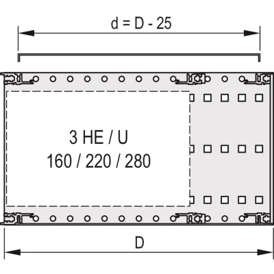 Immagine di nVent SCHROFF 24560056 Flangia di copertura 1 pz.