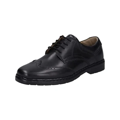 Immagine di Josef Seibel Uomo Scarpa da Affari Alastair 14, Uomini Scarpe Stringate,Larghezza K (Molto_Larga),Soletta Removibile,Nero (Schwarz),46 EU / 11 UK