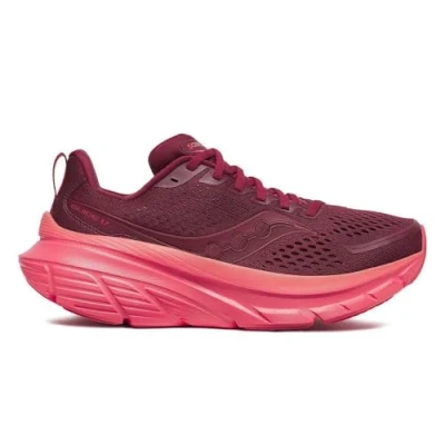 Immagine di Saucony Guide 17 Scarpe da corsa stabili, Uomo, Taglia: 44, Currant/pepper Tessuto / sintetico
