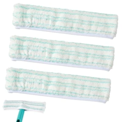 Immagine di EPLZON 3 pezzi ricambio per lavavetri Leifheit Window Frame Cleaner M 27 x 7 cm, Copertura di in microfibra, specchi e finestre