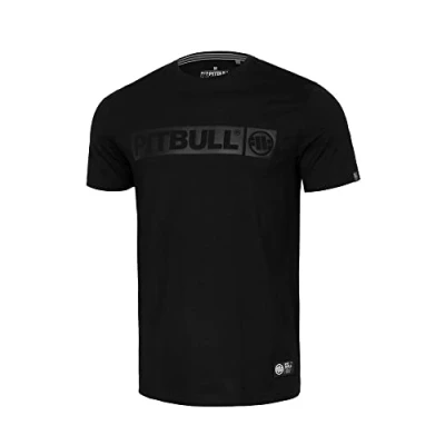 Immagine di PITBULL Magliette Uomo Manica Corta, T Shirt Uomo, Cotone, Classica vestibilità Regolare, Maglietta Corta Hilltop Ideale per L&#039;Estate S, Bianco