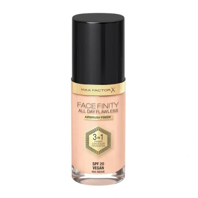 Immagine di Max Factor ALL DAY Flawless 3 IN 1 Foundation Fondotinta, Donna, Taglia: One Size, 55 beige