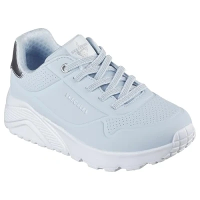 Immagine di Skechers Uno Lite, Scarpe da Ginnastica Bambine e Ragazze, Azzurro Argento, 28 EU