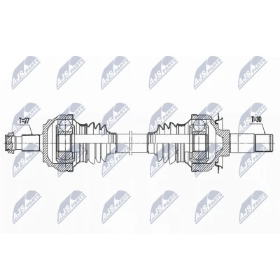 Immagine di Albero motore/Semiasse NTY NPW ME 160