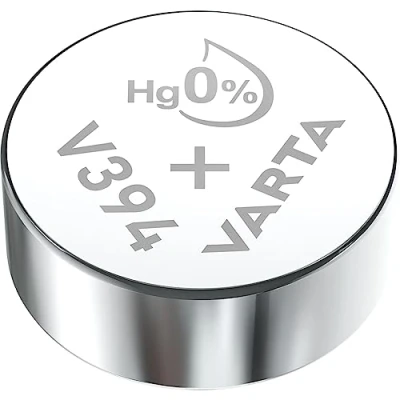 Immagine di Varta SILVER Coin V394/SR45 NaBli 1 Batteria a bottone 394 Ossido dargento 58 mAh 1.55 V pz.