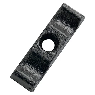 Immagine di Merriway BH04253 Fermo a Piastrina Girevole, Finitura Laccata, Nero, Pack of 4, Set di 4 Pezzi