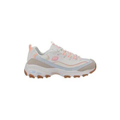Immagine di Skechers Bold Views, D&#039;Lites VISTE GRASSE Donna, Natural Leather/Mesh/Multi Trim, 36.5 EU