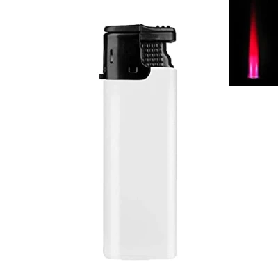 Immagine di Sepilo accendino turbo Calidas rosso fiamma gas ricaricabile antivento (bianco 1 accendino)