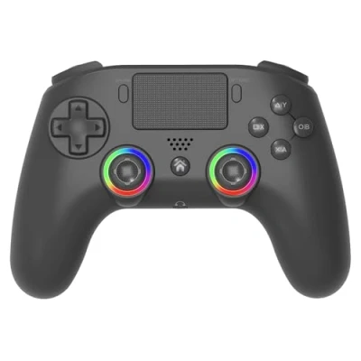 Immagine di Subsonic Controller wireless per PS4 / Playstation 4 Bluetooth con LED, vibrazione e jack cuffie Nero