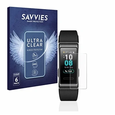 Immagine di savvies (6 Pezzi Pellicola Protettiva per Huawei Band 4 Pro Protezione Schermo Trasparente