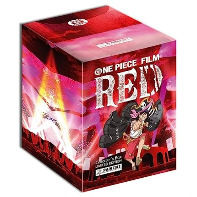 Immagine di Panini One Piece Red Trading Cards Confezione da 20 carte + libretto, OPOSTC