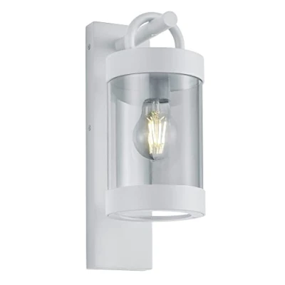 Immagine di webmarketpoint Applique Lanterna Sambesi Bianco IP44 Sensore Crepuscolare Trio Lighting